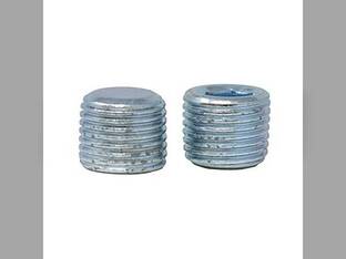Pipe Plug Fitting 2 Pack fits John Deere 4020 4040 4040S 4050 4055 4230 4240 4240S 4250 4255 4350 4430 4440 4450 4455 4555 4560 4755 4760 4955 4960 5083EN 5101EN 5325N 5415 5425N 5615 5715 AR50040