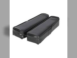 Armrest Set Vinyl Black Allis Chalmers 175 190 180 210 7040 185 7060 190XT 190XT 7045 7050 200 220 7020 7030 170 7080 7580 7010 7000 70255583 Case 780B