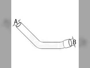 Radiator Hose - Upper International 1480 3388 6388 1470 6588 3788 6788 1460 3588 548216R1 Case IH 1640 1660