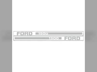 Decal Set 1900 Vinyl fits Ford 1900 SBA390111230 SBA390111240