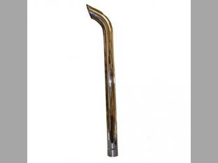 Exhaust Stack - 4" x 60" Curved Chrome Case IH 2096