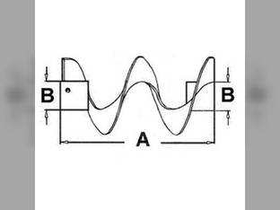 Used Auger - Grain Delivery fits International 815 915 1420 1440 1460 1470 1480 1482 fits Case IH 1620 1640 1644 1660 1666 1670 1682 2144 2166 2344 2366 162103C91