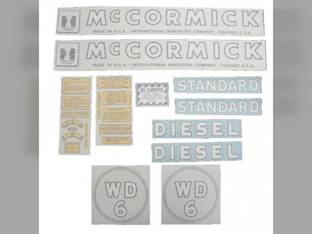 McCormick Decal Set WD-6 Standard Diesel Vinyl fits International W6