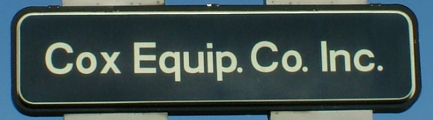 COX EQUIPMENT Logo