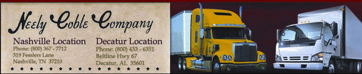 Neely Coble Company (New Trucks) Logo