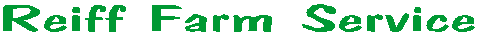 REIFF FARM SERVICE Logo