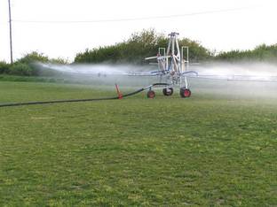 Hose Reel Multi Sprinkers Irrigation Machine