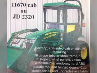 2023 Original Tractor Cab 11670 Cab for JD 2320 and older JD 2025R