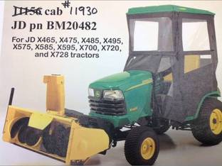 2025 Original Tractor Cab OTC 11930 cab for JD X720, X728, X748 L&