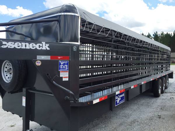 2020 Gooseneck 32' x 6'-8" Steel Livestock Livestock Trailer #16GS6323