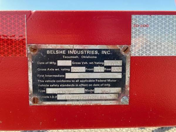 2005 Belshe Industries unkown
