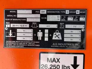 2022 JLG 1350SJP