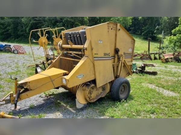 Vermeer Mfg. Co. 504G Round Baler #1VRA141B1G1002837 David L Atkins ...