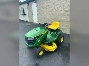 John Deere S100 42-in 17.5-HP Gas Riding Lawn Mower in the Gas Riding Lawn  Mowers department at