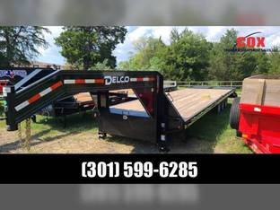 2022 DELCO Gooseneck Flatbed Equipent Trailers