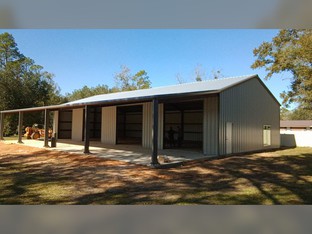 Guardian 40x80x14 with 20x80 lean to