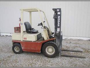 Nissan MCPL02A20LV Warehouse Short Mast Forklift (2468) for sale