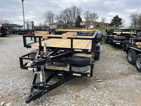 2023 Sure-Trac 7 x 18 tube top utility trailer 7k tand