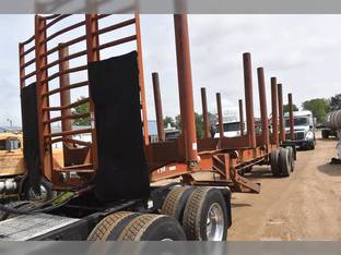1985 Pitts 36 FT LOG TRAILER