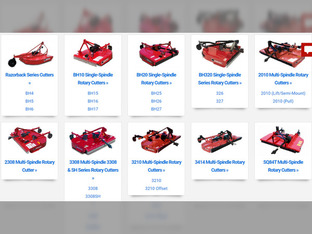 2023 Bush Hog 3 pt cutters