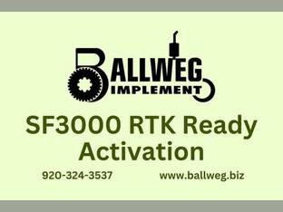 John Deere SF3000 RTK Ready Activation