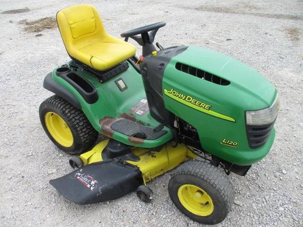 John Deere L120 Riding Mower #24925 RANDALL BROTHERS HOLGATE Ohio ...