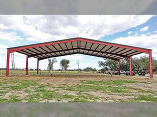 Precision Metal Buildings Clear Span Shelter 100'