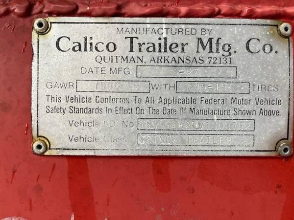 1997 Calico 16 stock