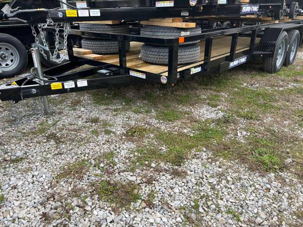 2024 Sure-Trac 7 x 16 tube top utility trailer 7k tand