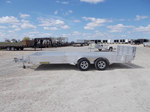 2024 Aluma 8118tasr 8118 aluminum utility trailer w