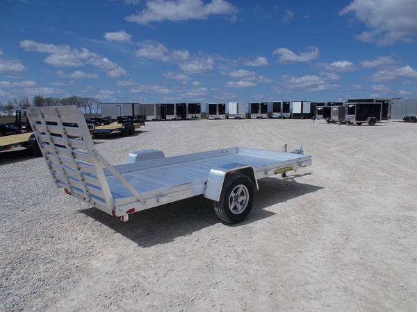 2024 Aluma 6812h 68x12 aluminum utility trailer for