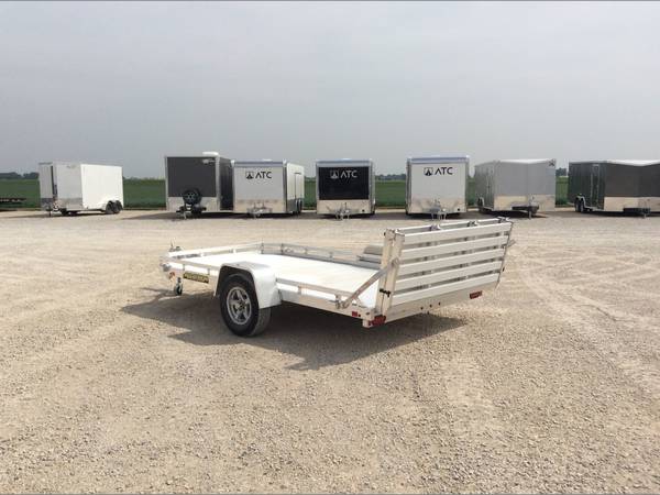 2024 Aluma 7712hbt 12' utility aluminum trailer