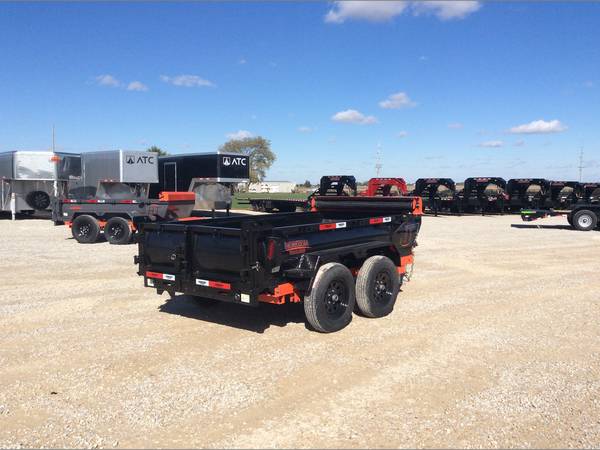 2024 Miller 60x10' dump trailer 7k gvwr 18" sides 2-