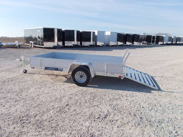 2024 Aluma 6310 10' aluminum utility trailer straig