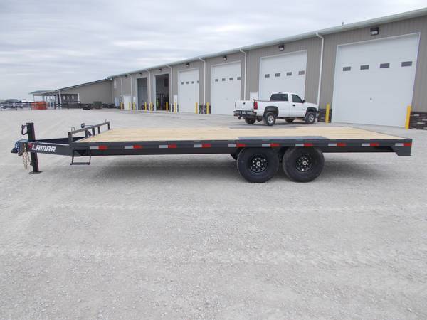 2024 Lamar 102x20' deckover trailer flatbed equipme