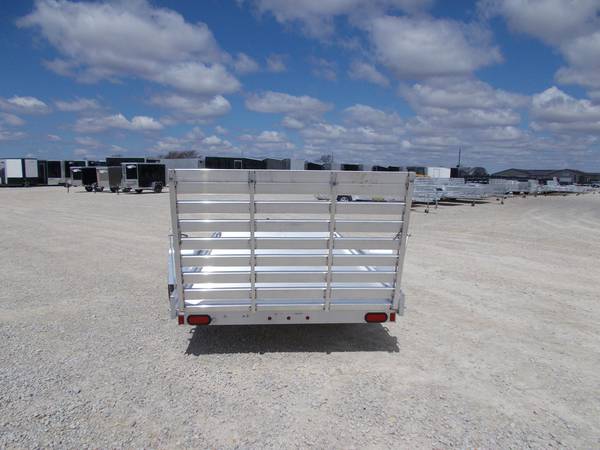 2025 Aluma 6812h 68x12 aluminum utility trailer for