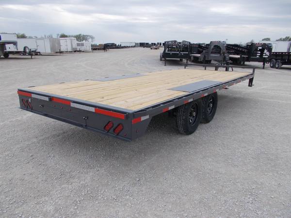 2024 Lamar 102x20' deckover trailer flatbed equipme