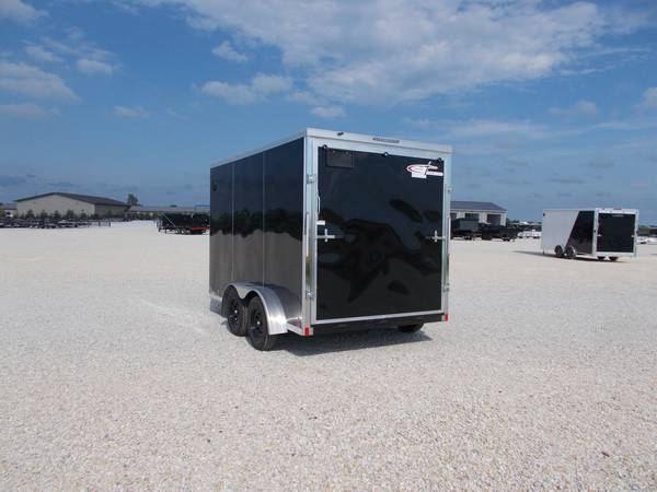 2024 Cross 7x12' enclosed cargo trailer 12"+tall sp