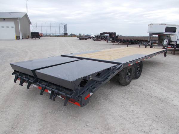 2024 Lamar 102x24' deckover trailer flatbed equipme