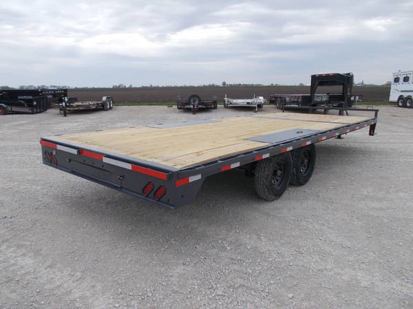 2024 Lamar 102x22' deckover trailer flatbed equipme