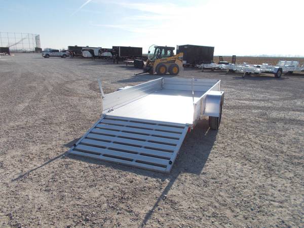 2024 Aluma 6310 10' aluminum utility trailer straig