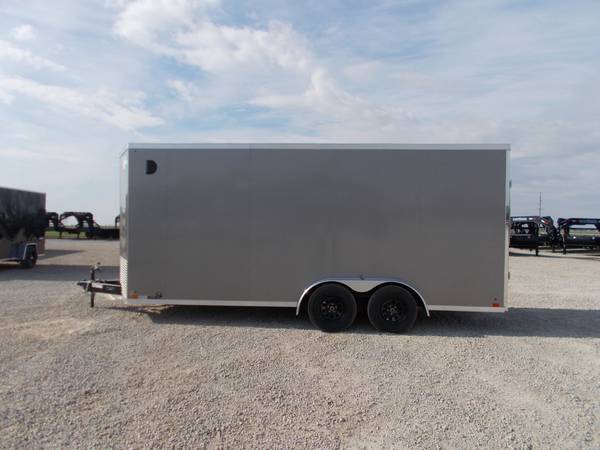 2024 Cross 7x18' enclosed cargo trailer 12" add hei