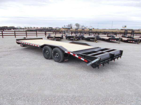 2024 Midsota 24' equipment trailer 17600 lb gvwr flat