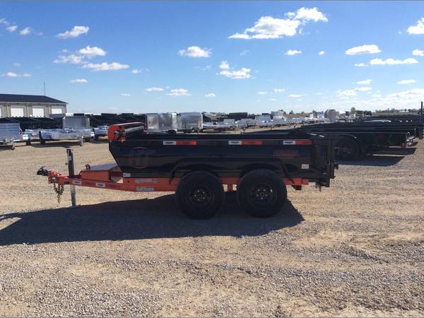 2024 Miller 60x10' dump trailer 7k gvwr 18" sides 2-