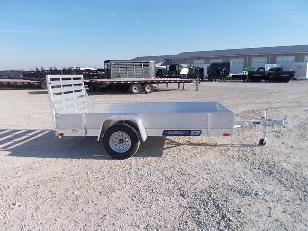 2025 Aluma 6310 10' aluminum utility trailer straig