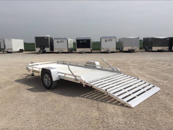 2025 Aluma 7712hbt 12' utility aluminum trailer