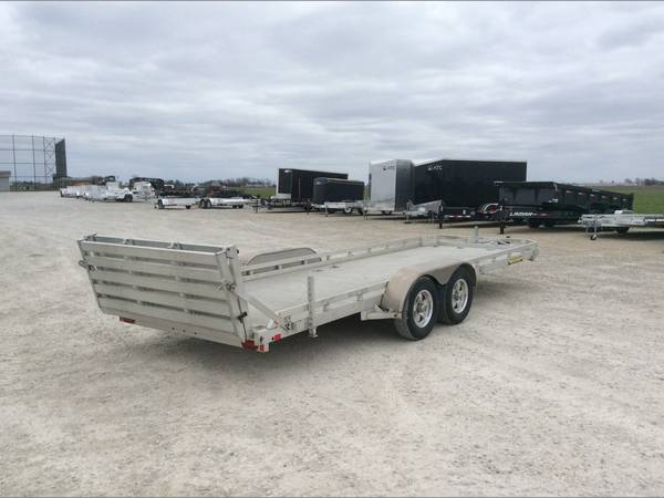 2020 Aluma 7820bt aluminum 20 ft utility trailer w/