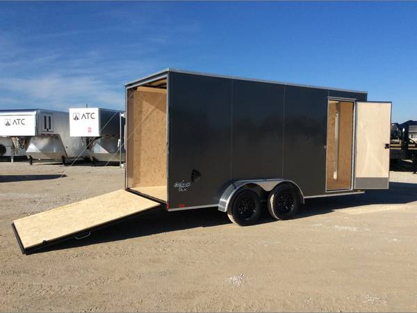 2024 Pace American 7x16 enclosed cargo trailer 12'' add hei