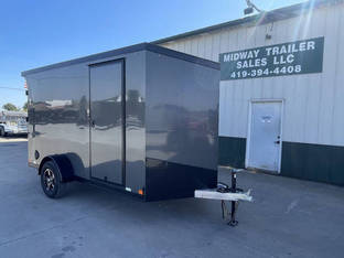 2024 United Trailers 6'X12' UATV 3K Grey B.O. 6'6