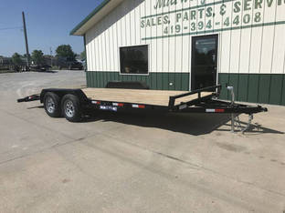 2024 Sure Trac 7'X18' Car Hauler 7K Wood Deck